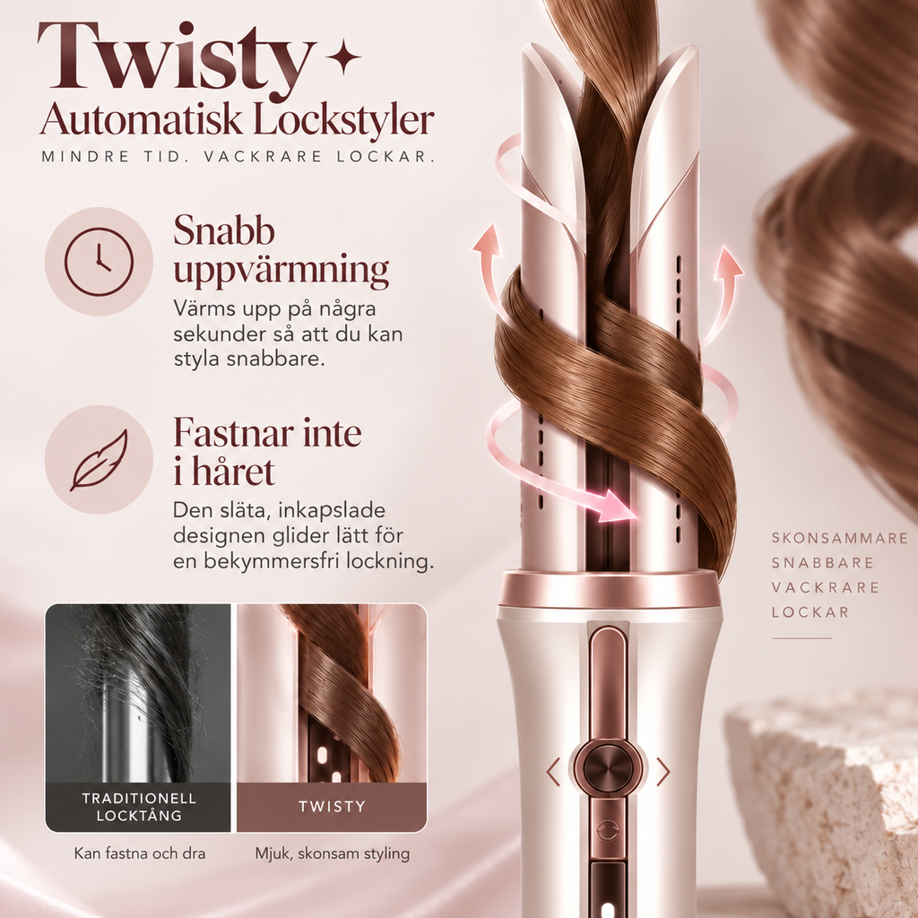 Twisty™ - Lockar som håller